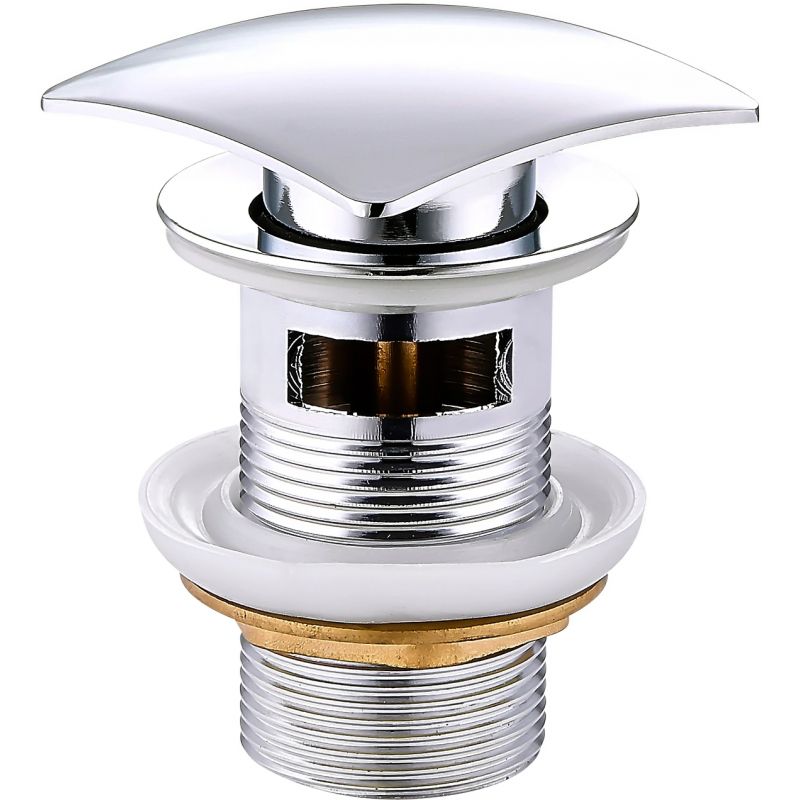 Mexen klik-klak afløbsprop kvadratisk krom 1 stk.