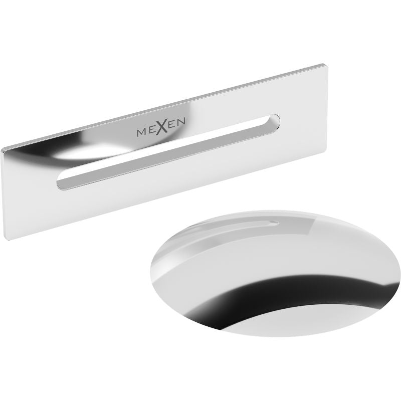 Mexen Uni overløbsprop til fritstående badekar i krom, 1 stk.