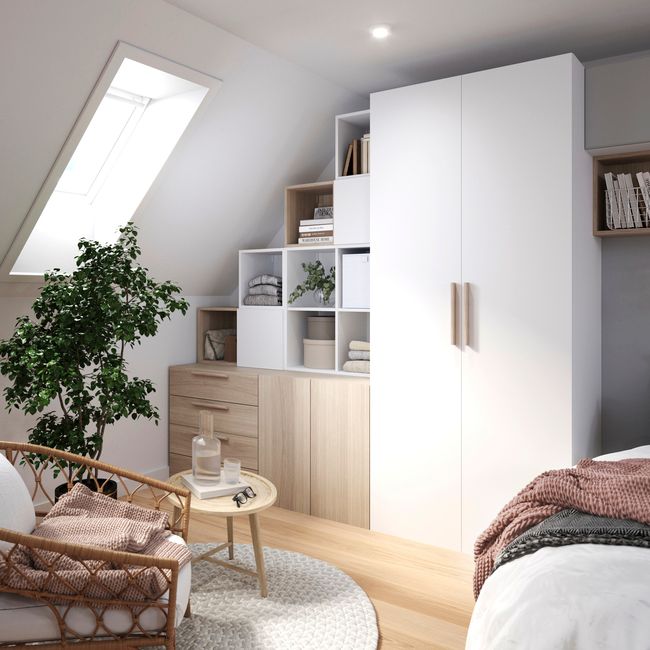 GoodHome Atomia korpus 58 x 75 x 75 cm hvid