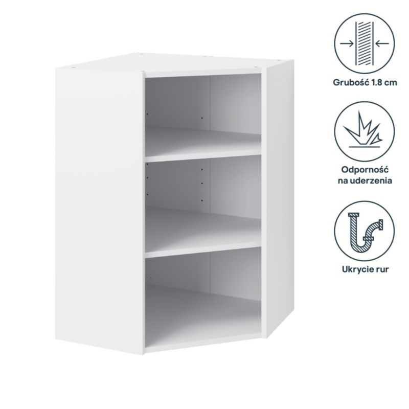 Høj hjørneskabskorpus til køkken GoodHome Caraway 63 cm