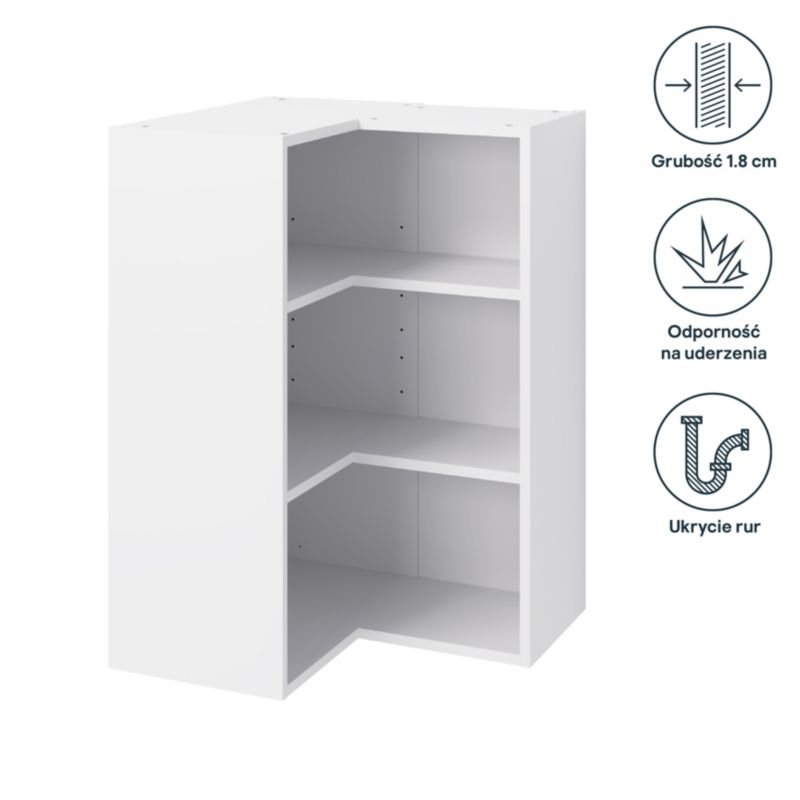 Høj hjørneskabskorpus til køkken GoodHome Caraway 90/90 63 cm