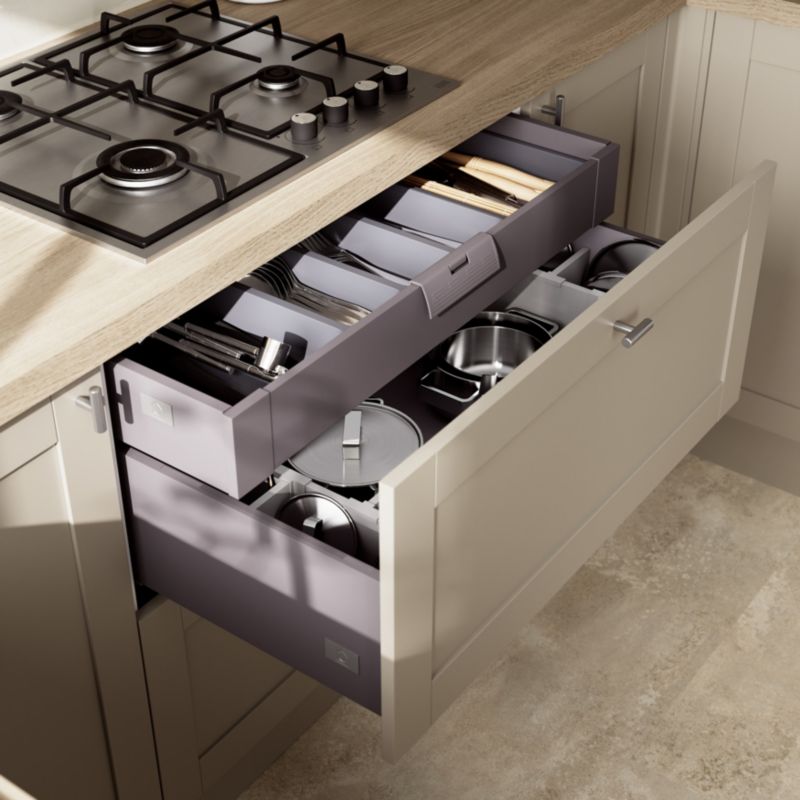 Korpus til skuffe GoodHome Soto 80 cm antracit