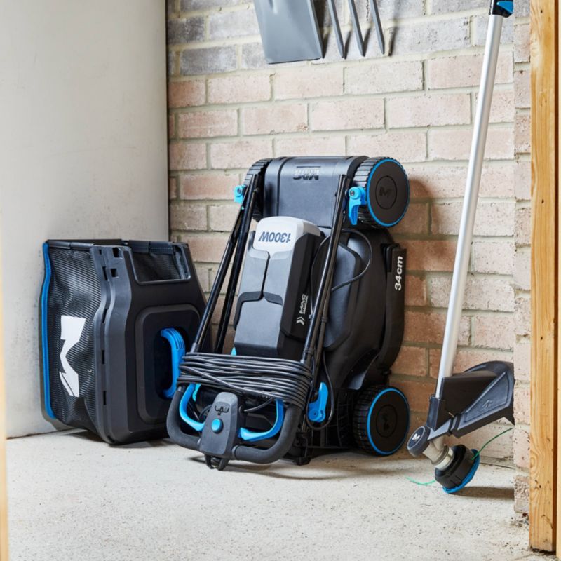 MacAllister elektrisk plæneklipper 1300 W 34 cm MLM1334