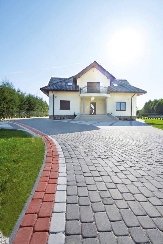 Polbruk Nostalite 4 cm grafitfarvet betonflise