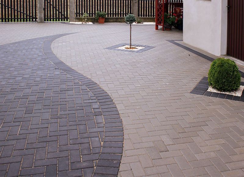 Polbruk rektangulær chaussésten 6 cm grafit