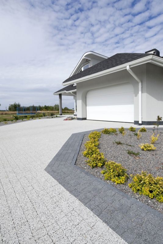 Polbruk Westa 4 cm grafitfarvet flisebelægning