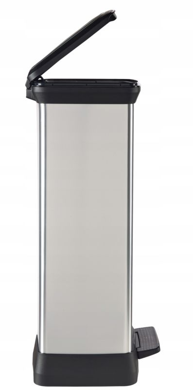 50 L affaldsspand Curver Deco Bin, metaliseret