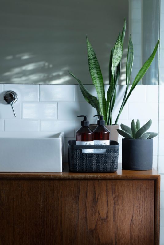 Curver Jute L kurv i mørkegrå