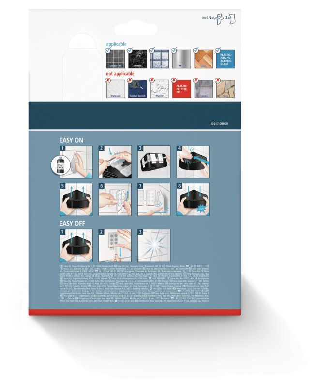 Tesa Lavaa S hjørnekurv i mat-sort