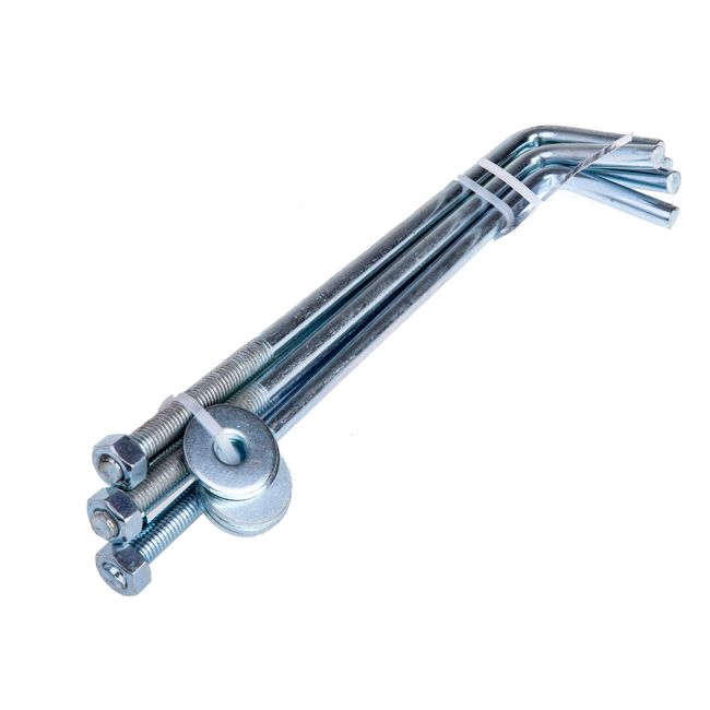 Fundamentsanker type L Simpson Strong-Tie 12 x 300 mm, 5 stk.