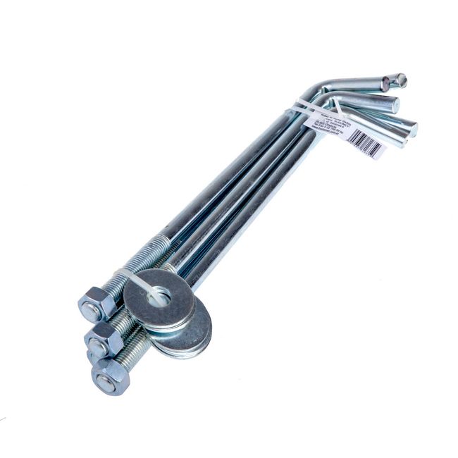 Fundamentsanker type L Simpson Strong-Tie 16 x 350 mm, 5 stk.