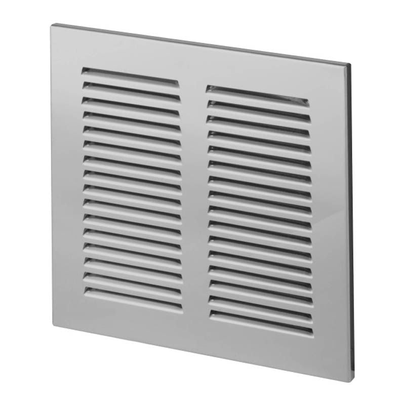 Dekorativ metalrist 17 x 17 cm i rustfrit stål