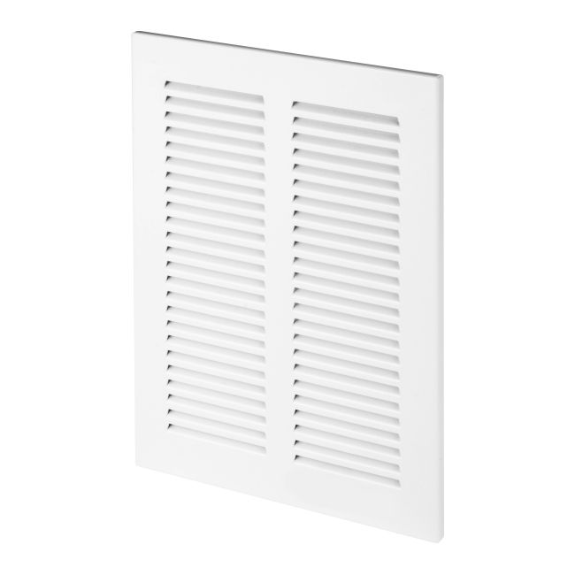 Dekorativ metalrist 17 x 23 cm i hvid