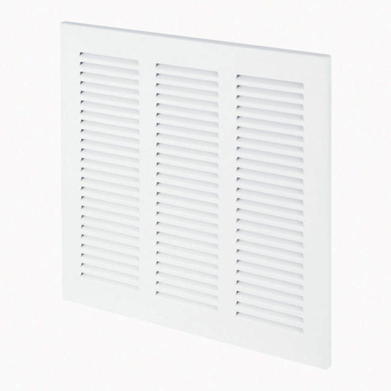 Dekorativ metalrist 24 x 24 cm hvid