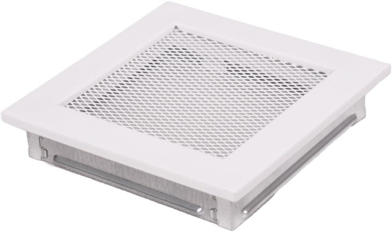 Hvid kaminrist 17 x 17 cm