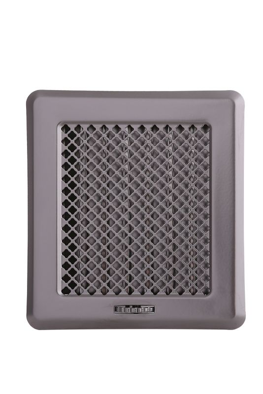Pejsrist KZ2-ML-CZ 17,5x19,5 cm Sort med Jalousi