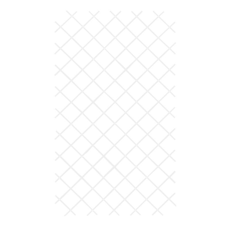 Udtrækkelig PVC‑gitter 100 x 200 cm hvid