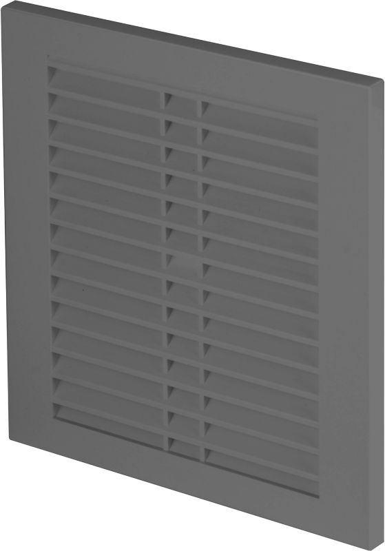 Velite ventilationsrist 14 x 21 cm Ø 125 mm grafitgrå