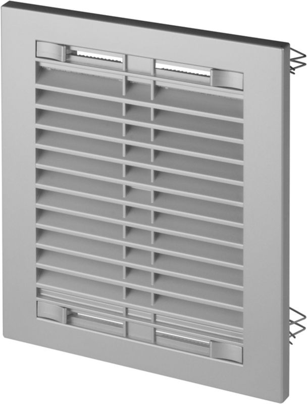Velite ventilationsrist med skyder 20 x 20 cm satin