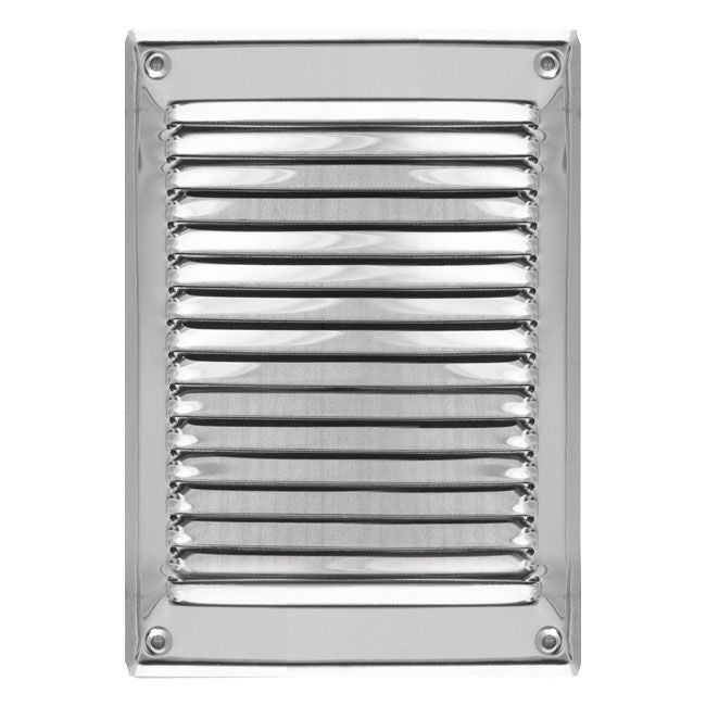 Ventilationsrist Vents 175 x 250 mm krom