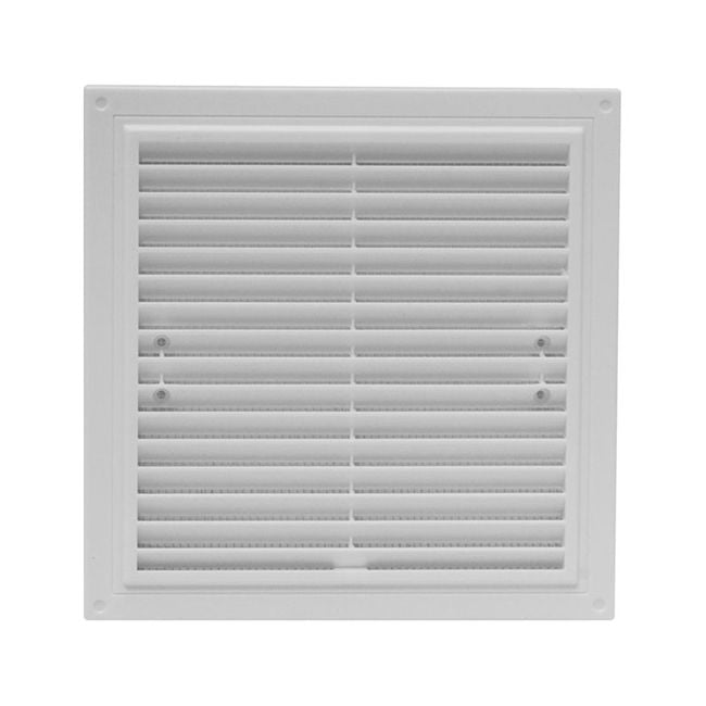 Hvid ventilationsrist Vents 205 x 205 mm