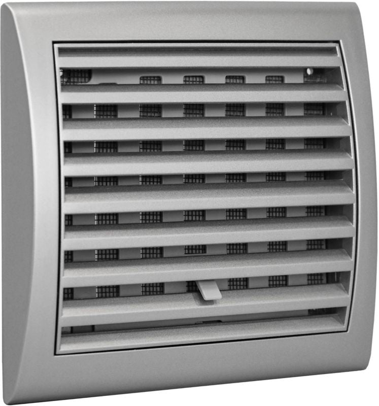 Ventilationsrist med regulering Vents 15 x 15 cm satin