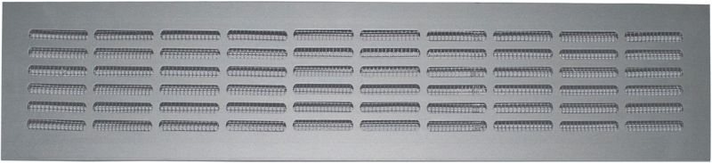 Ventilationsrist med net Vents 474 x 80/10-4 aluminium
