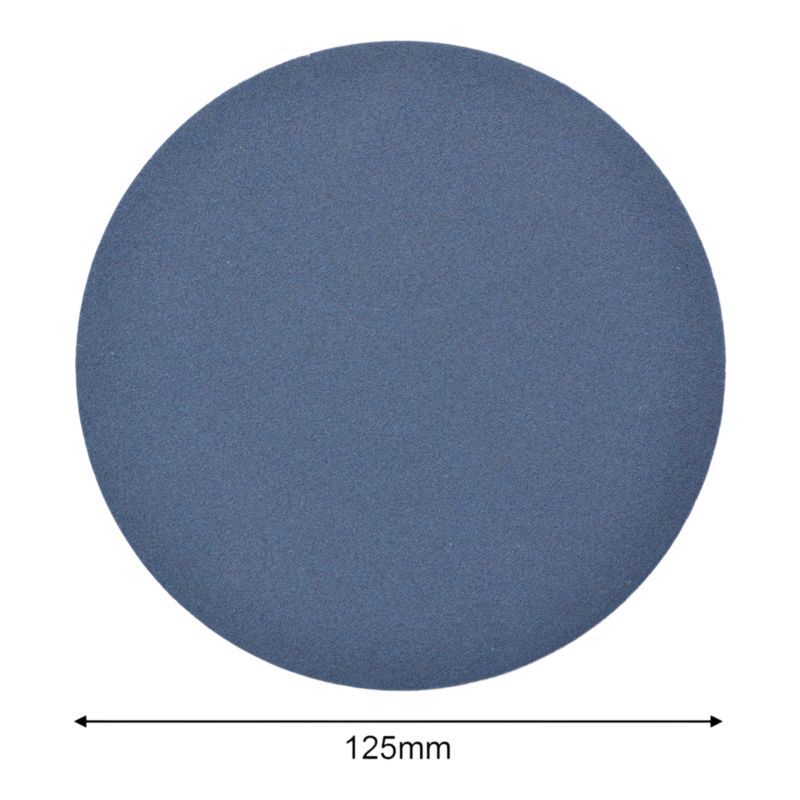 MacAllister inox velcro-slipskive 125 mm P120