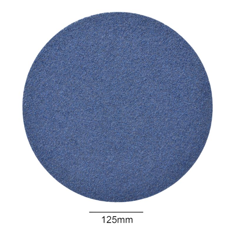 MacAllister inox 125 mm P40 velcro-slipskive