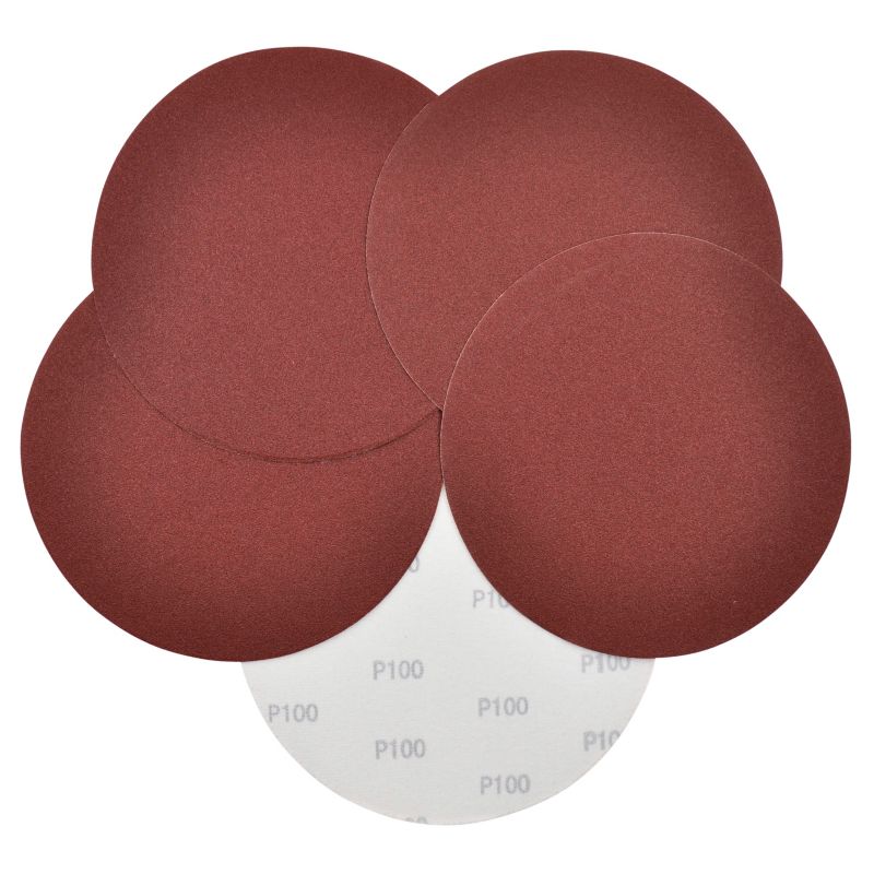 Universal velcro-slipskive 225 mm P100 uden huller, 5 stk.