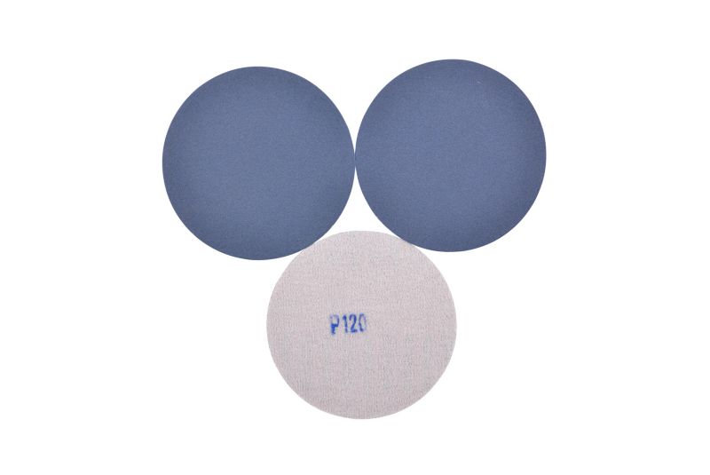 Universal inox velcro-slipskive 125 mm P120, 3 stk.