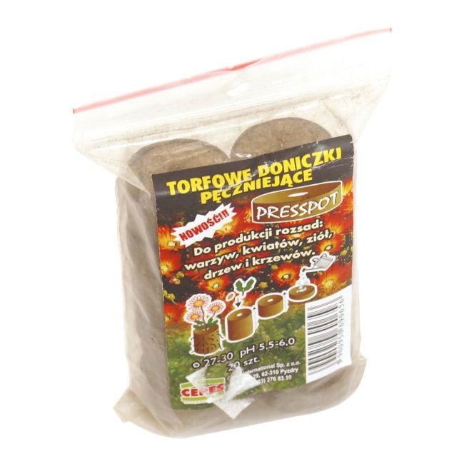 Tørvskiver pH 6 3 cm 20 stk.