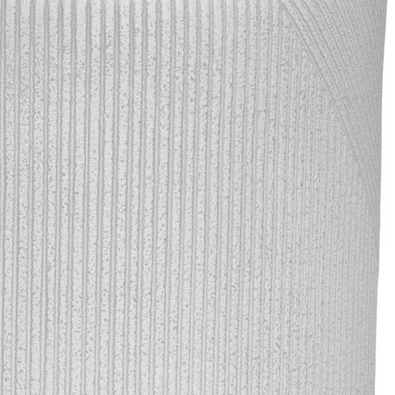 Krukke 30 cm Hvid med Striber