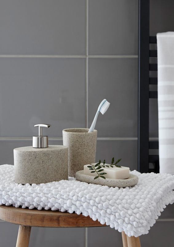 GoodHome Jubba badeværelsesbæger i beige