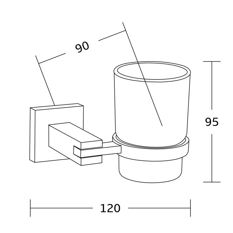 Tandbørstekop, Mexen, guldfarvet, 1 stk.