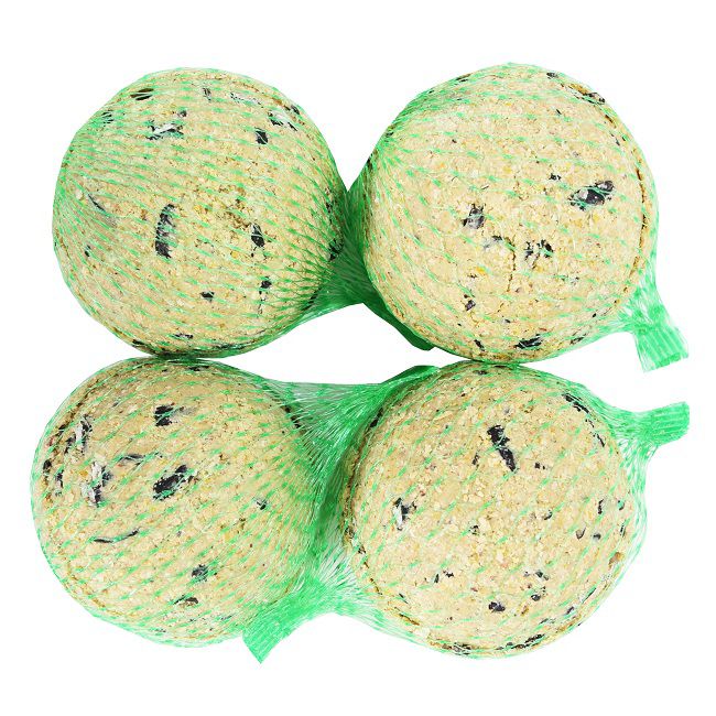 Vinterfoderkugler til fugle 4 stk.