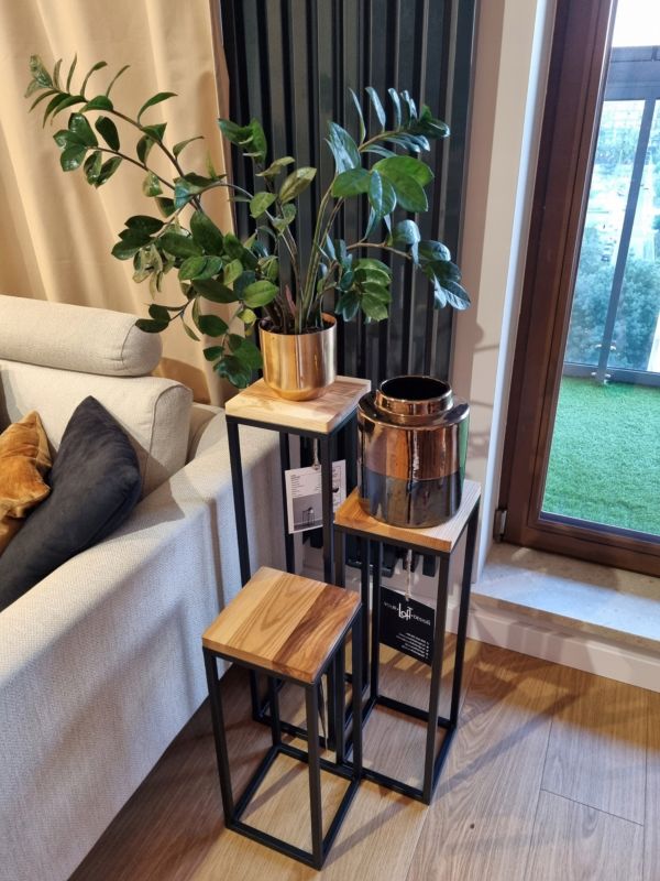 Your Loft Design planteholder i sort eg 19x19x77 Laval M 1 stk.