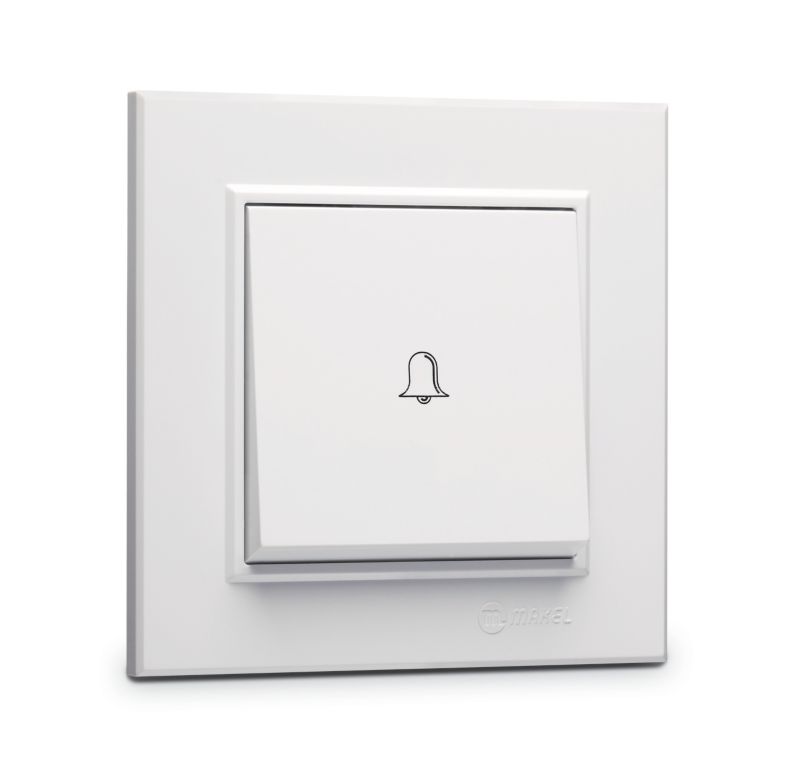 Makel Karea hvid indbygningsdørkontakt
