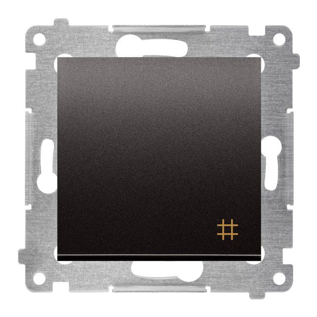 Kontakt-Simon S54 krydsafbryder i antracit