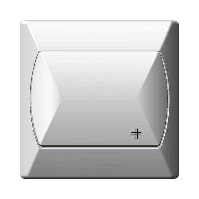 Krydsafbryder Ospel Akcent hvid