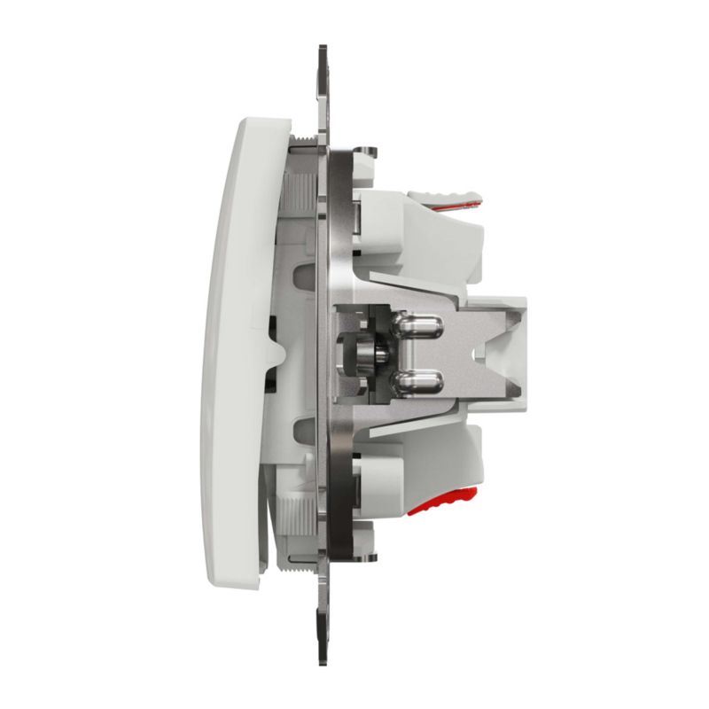 Krydsafbryder Schneider Electric Sedna Design&Elements hvid