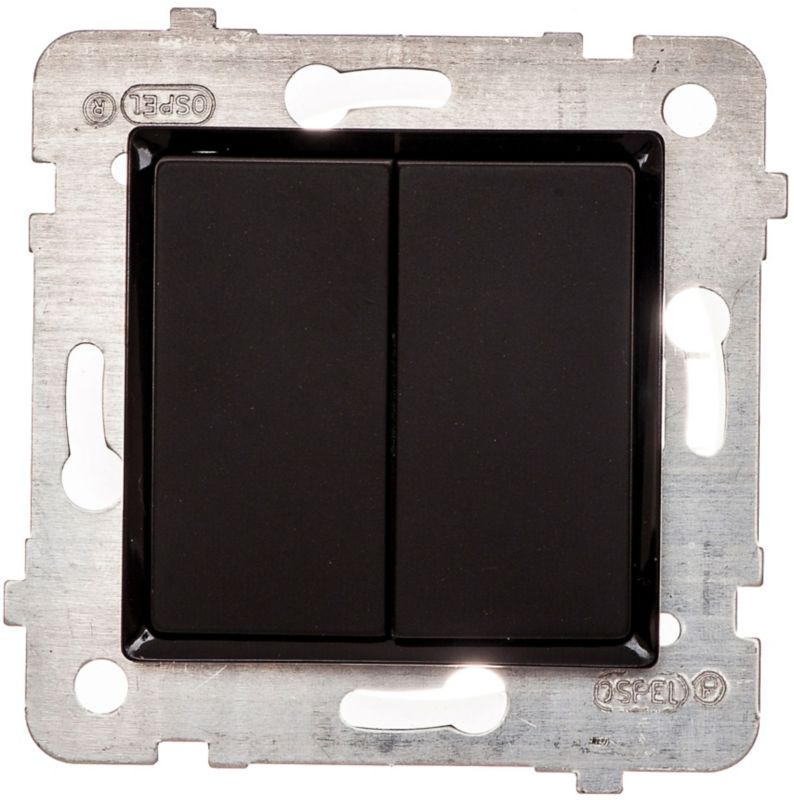 Dobbeltafbryder Rosa mat-sort