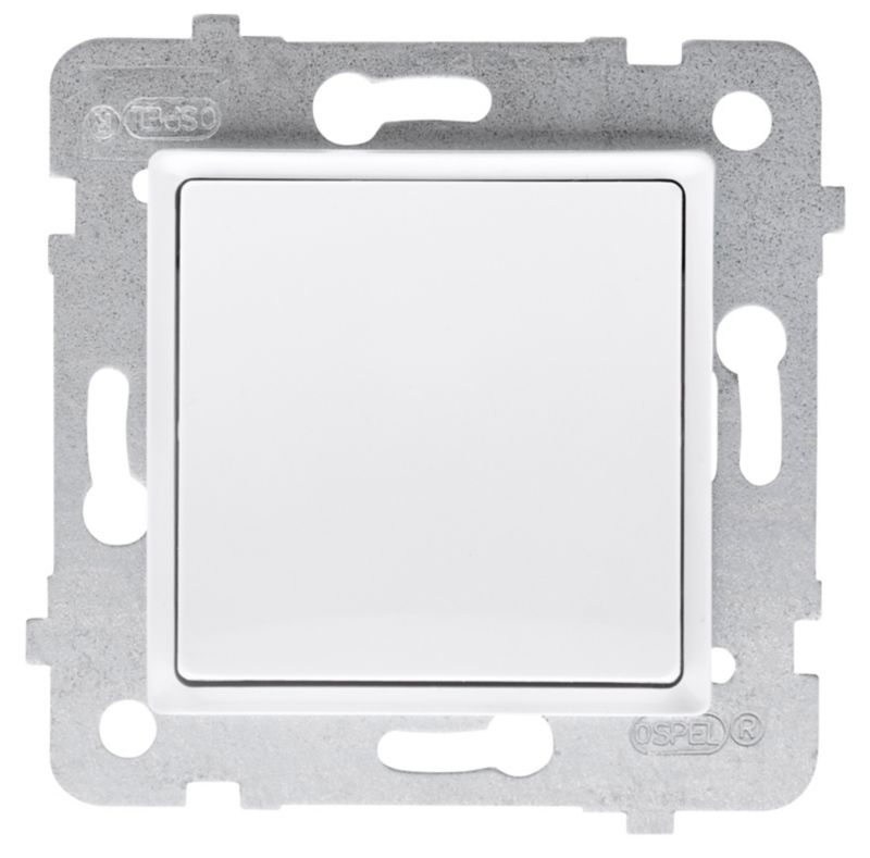 Enkelt indbygget kontakt Polmark Tarnów Rosa hvid