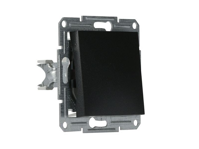 Enkelt afbryder Schneider Electric Asfora antracit