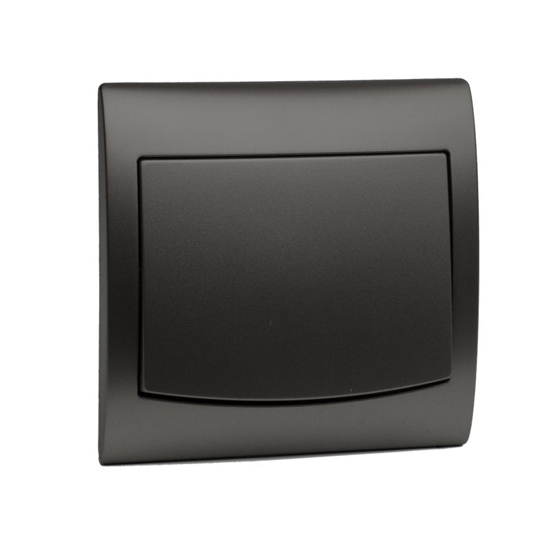 Sort enkelt indbygget vippekontakt Vega