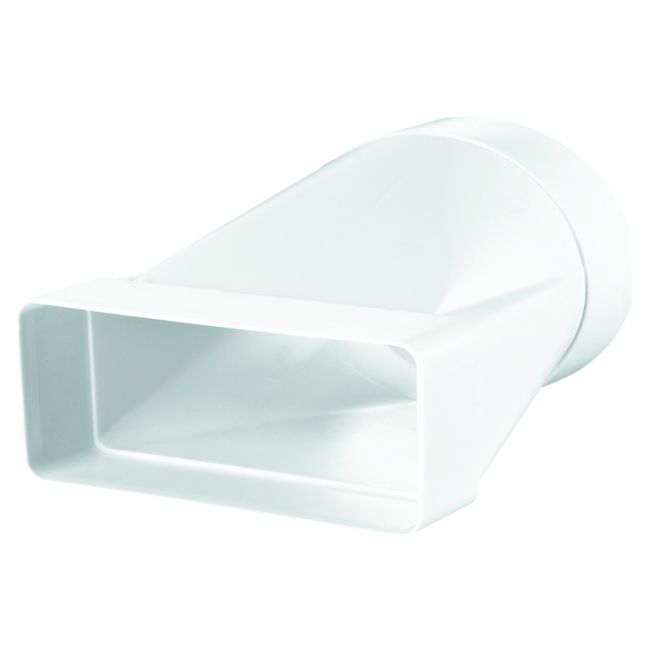 Tværsnitstilkobling Vents 204 x 60 mm Ø 125 mm