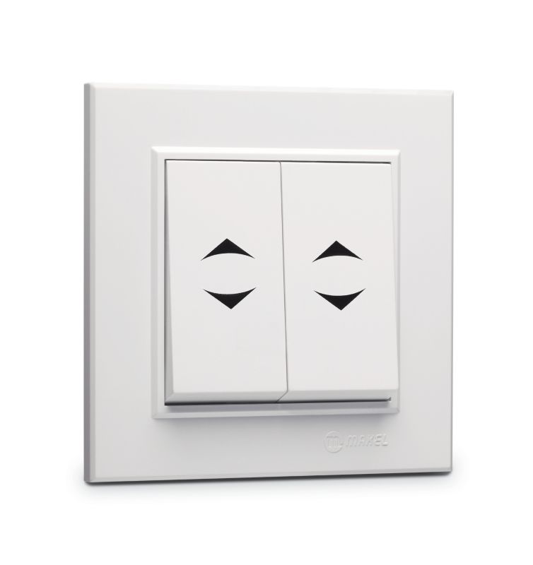 Dobbel trappeafbryder Makel Karea hvid