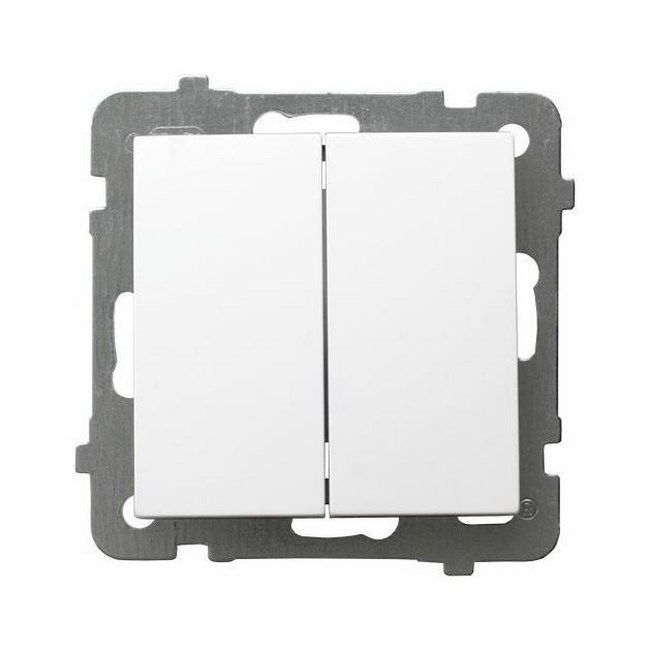 Dobbelt trappeafbryder Ospel As hvid