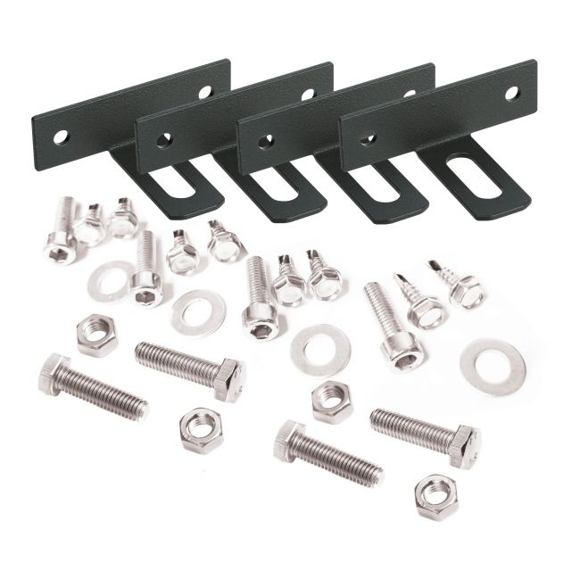 Universal T-connector Polbram Steel Group i mat-antracit