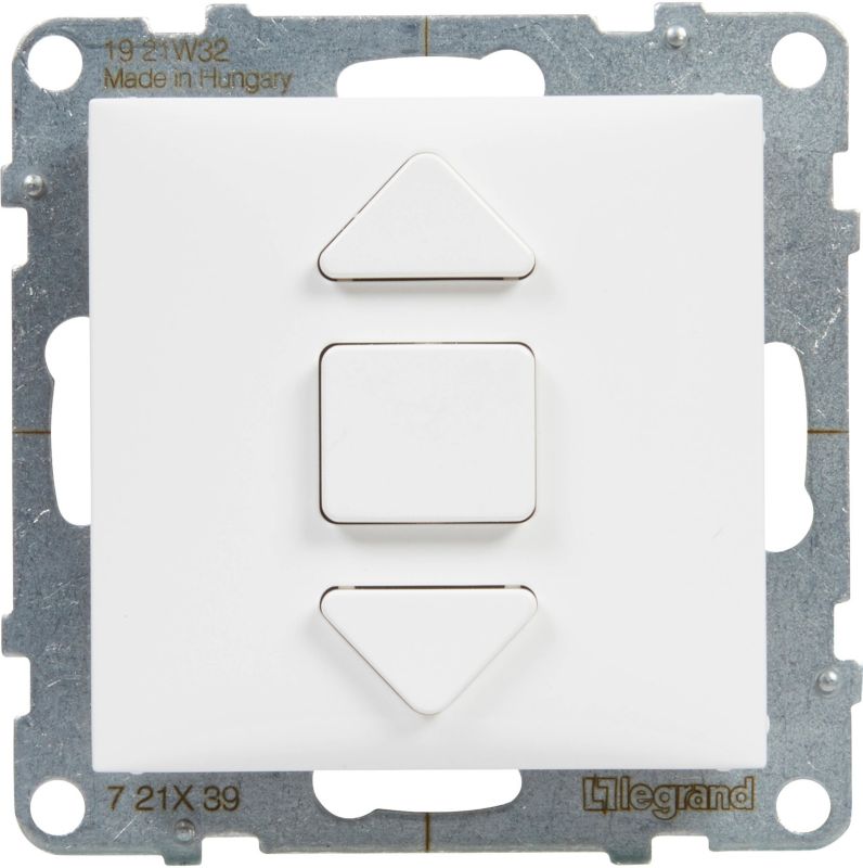 Legrand Suno hvid jalousikontakt